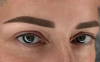 Фото после процедуры Татуаж бровей