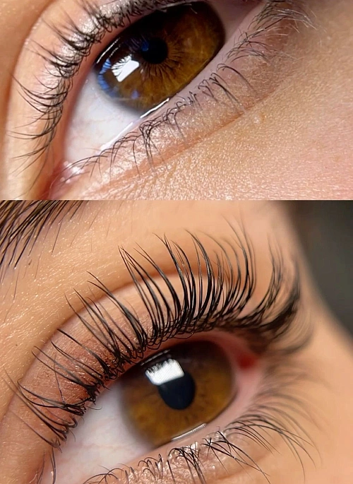 Ламинирование и окрашивание бровей