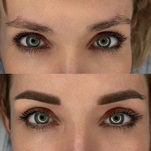 Перманентный макияж век